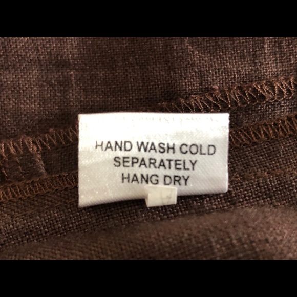 Amélline Linen Blend Chic Long Dress Size L Casual Offially Workwear Pockets - Picture 12 of 12